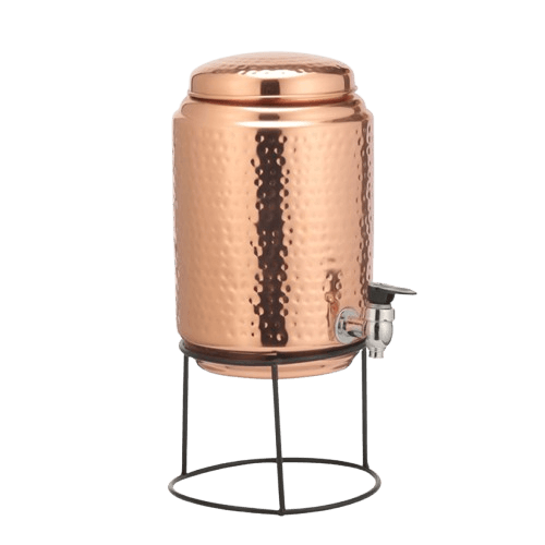 COPPER WATER DISPENSER 5L HAMMER DESIGN