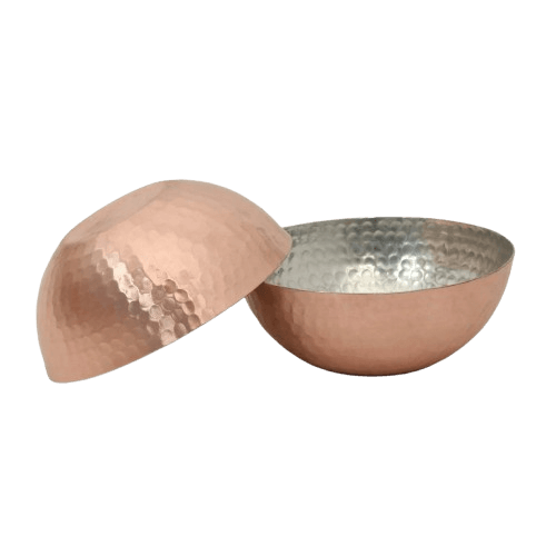 COPPER BOWL TIN COATED INSIDE