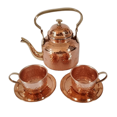 COPPER TEA SET